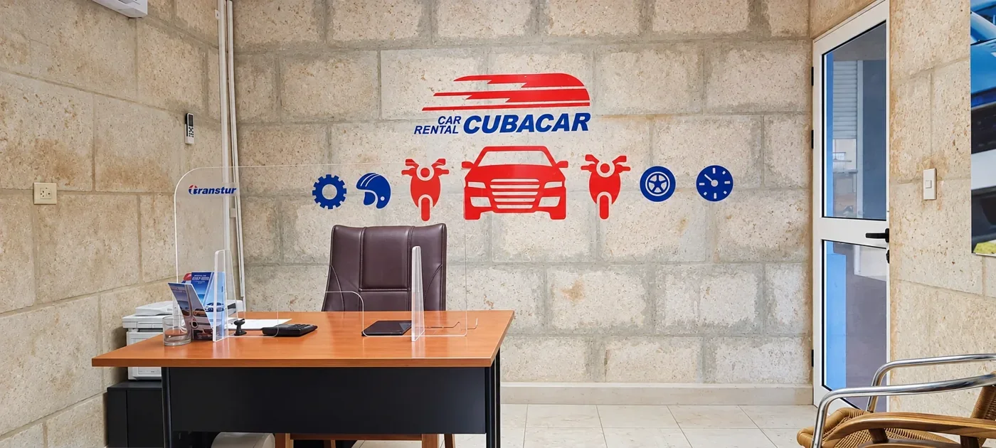 Área de atención al público en Cubacar.