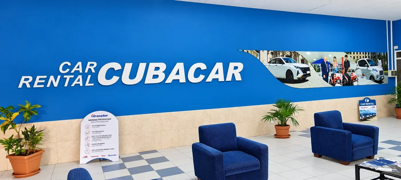 Sala de espera de Cubacar.