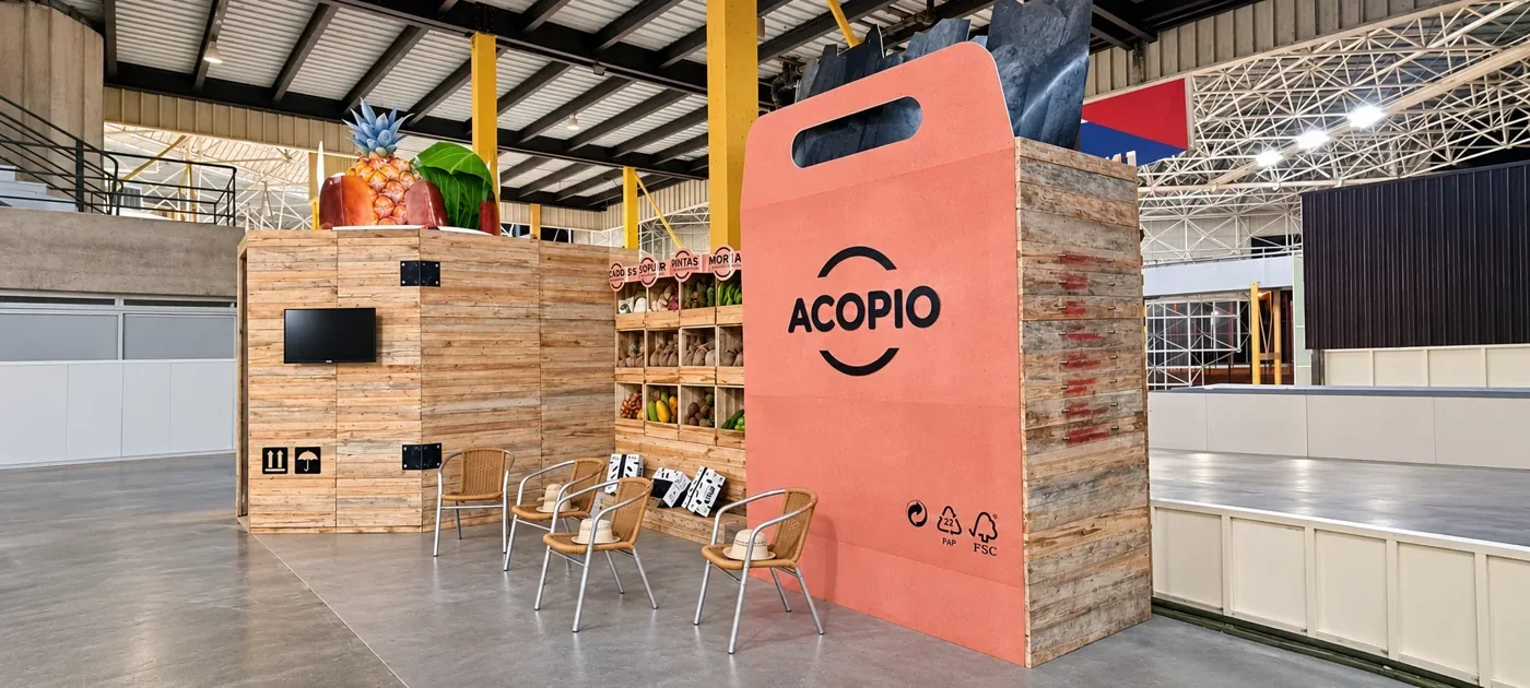 Stand de ACOPIO en FIHAV 2023.