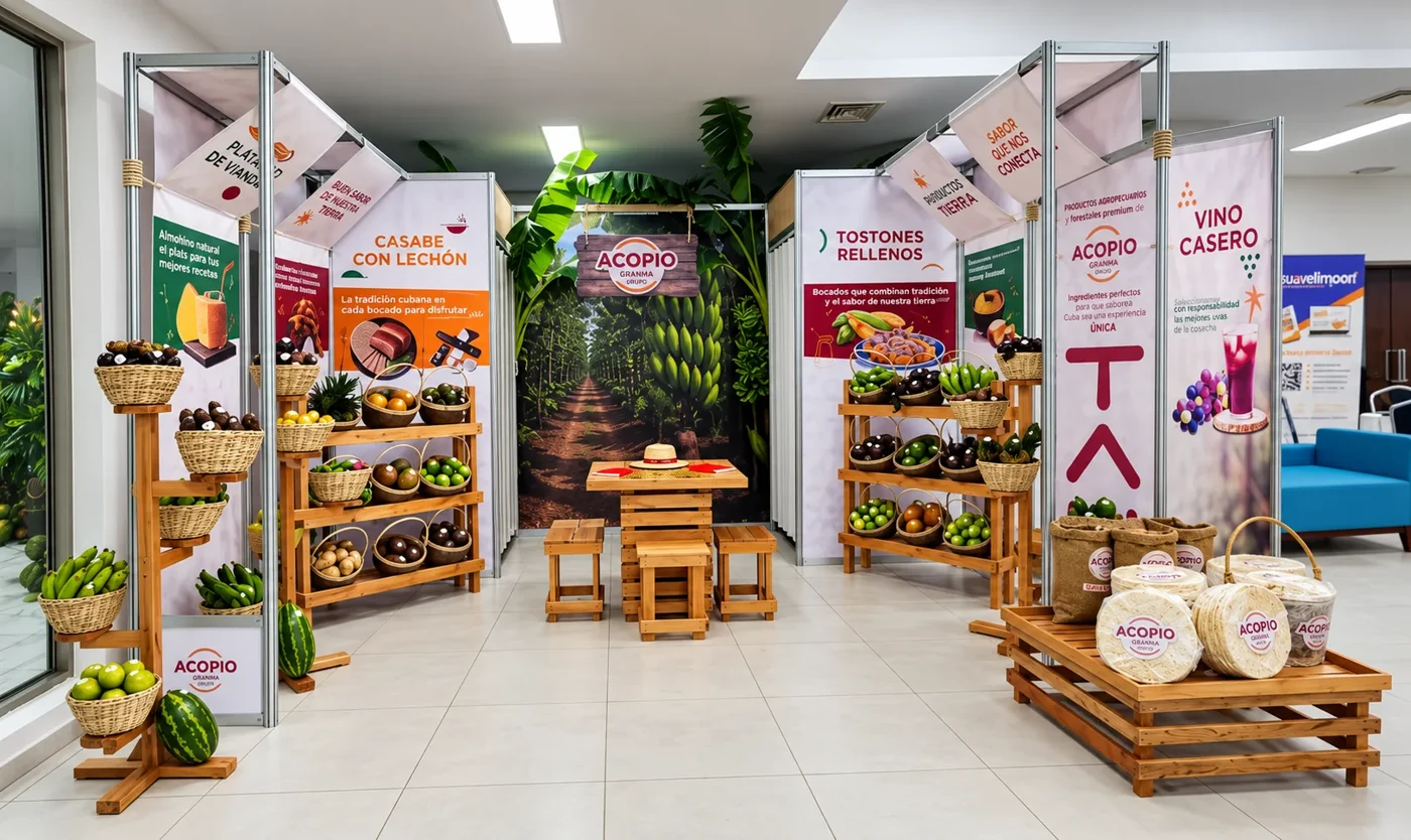 Stand de ACOPIO en Varadero Gourmet 2025.