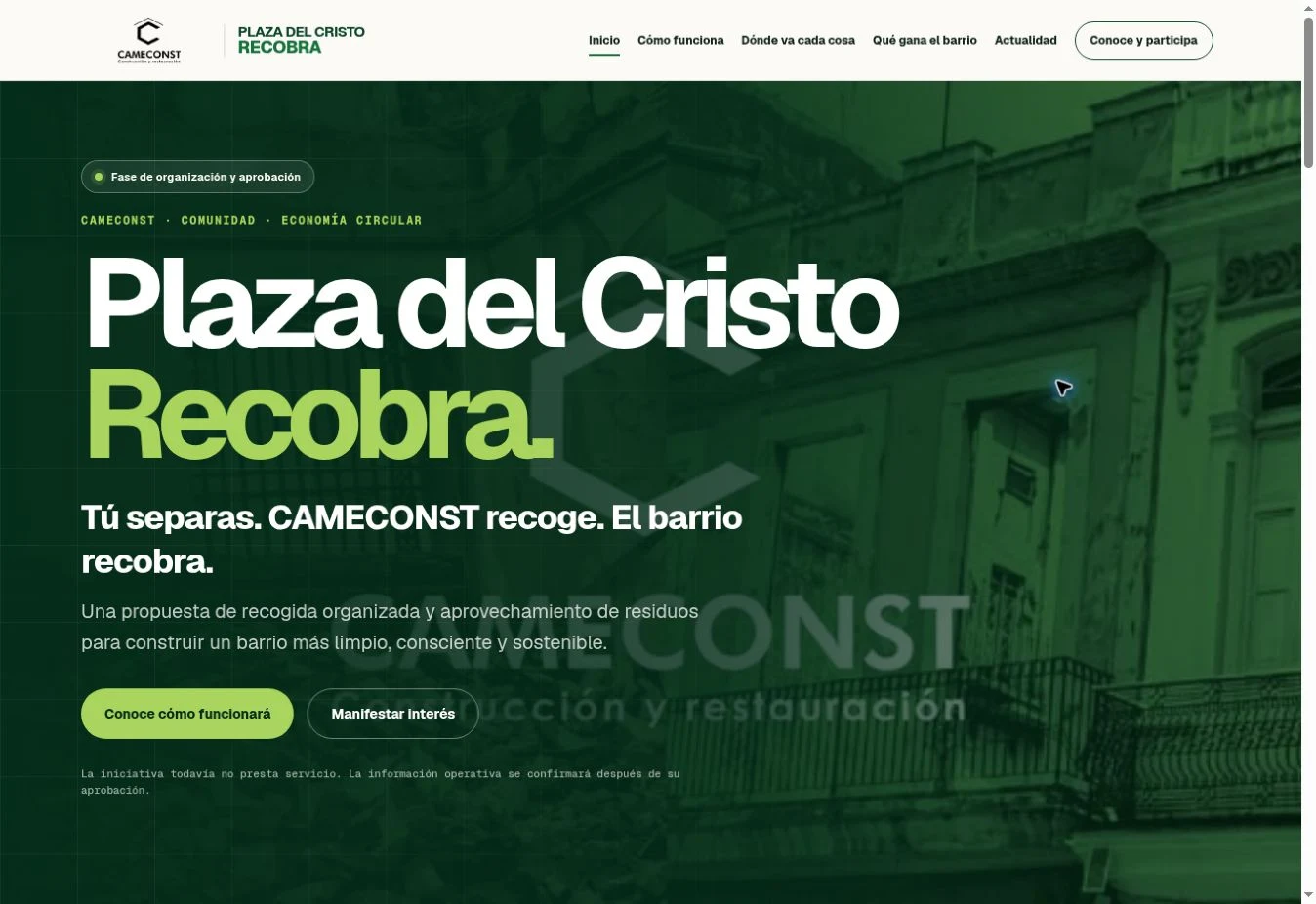 Muestra de proyectos: Crear